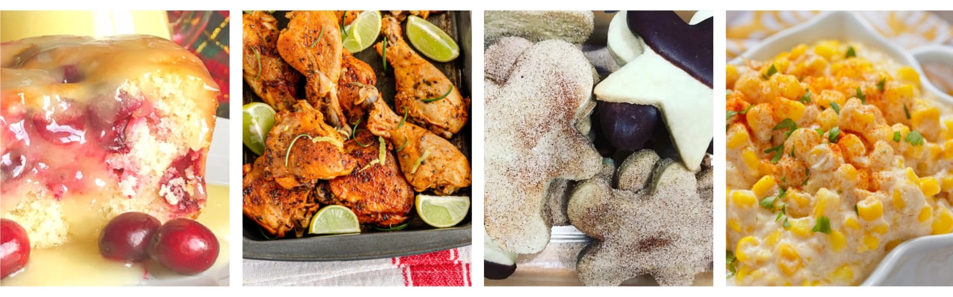 Un collage de imágenes de recetas