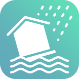 Icono de ayuda en caso de catástrofe