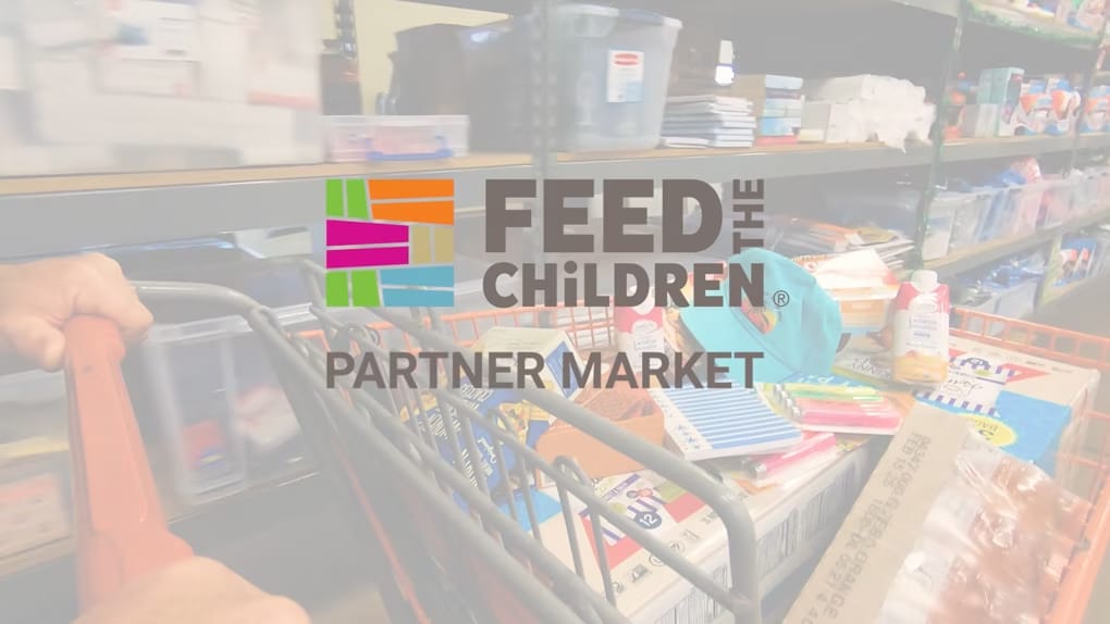 Miniatura de vídeo para los mercados asociados con el logotipo de feed the children